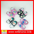 Wholesale comfortable colorful animal shape soft flat embroidered hot selling baby shoe